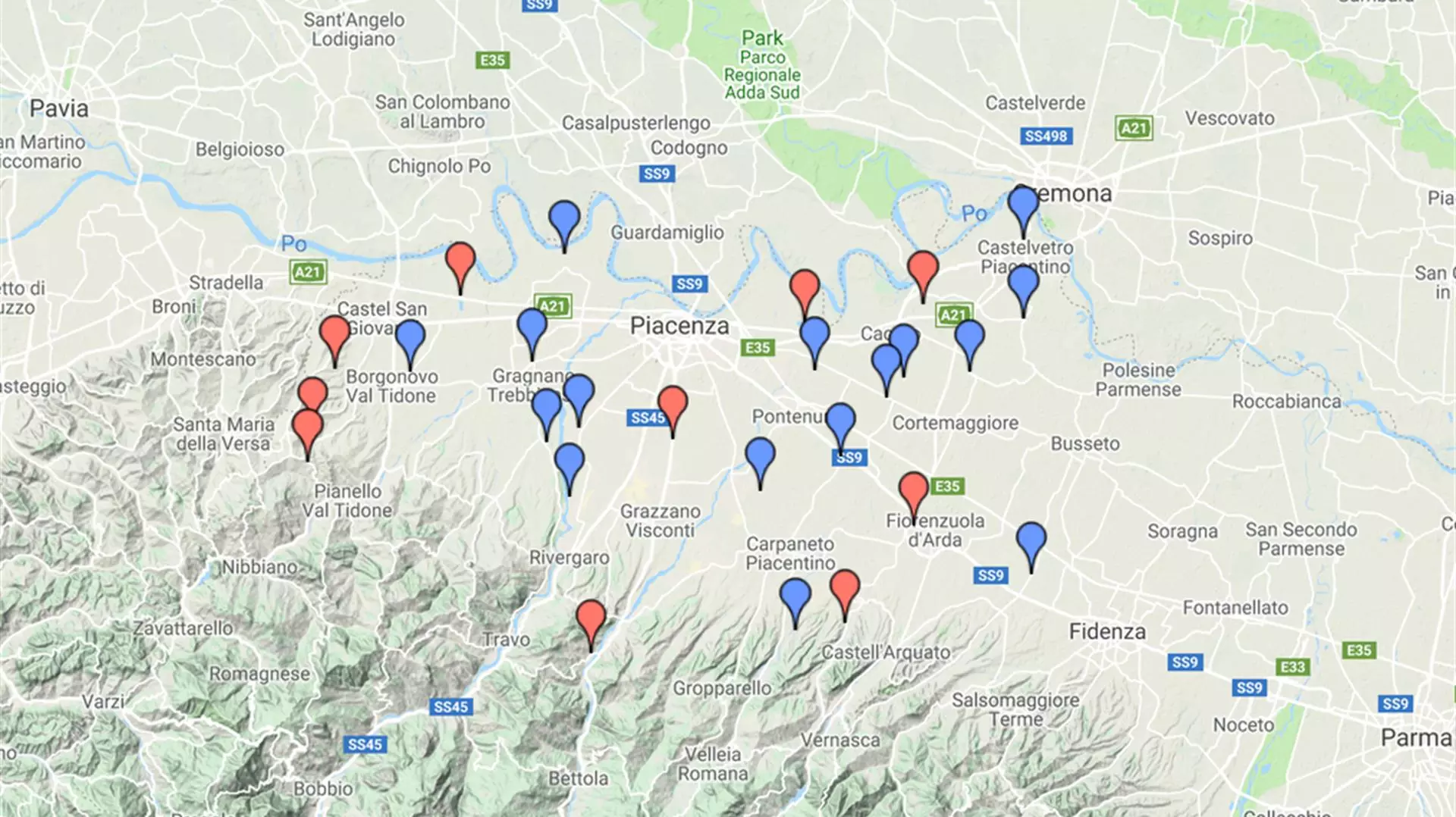 La rete agrometeorologica provinciale di Piacenza