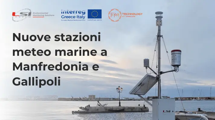 Nuove stazioni meteo marine nei porti di Manfredonia e Gallipoli