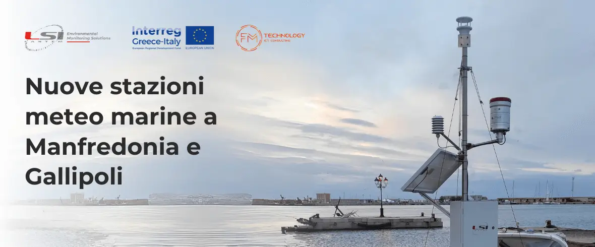 Nuove stazioni meteo marine nei porti di Manfredonia e Gallipoli