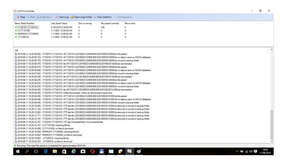 Software Alpha Log Comnet